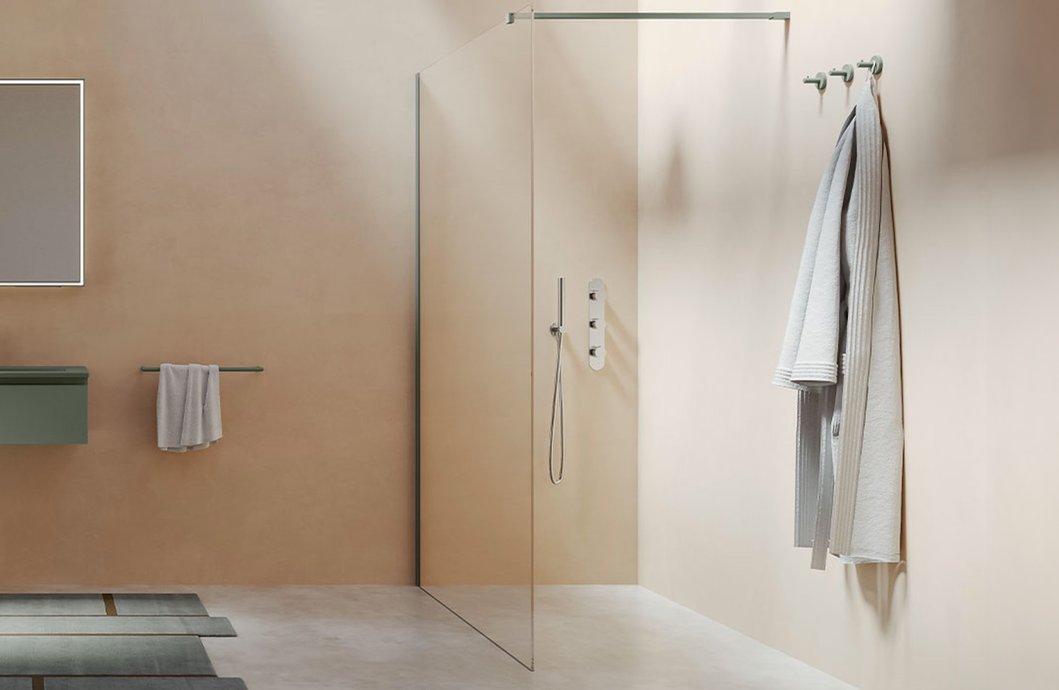 Walk-in douche A16 8 mm