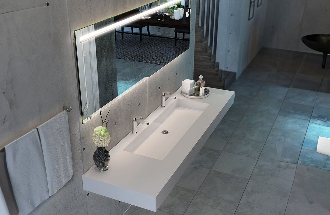 (NL) Plan de toilette Pure White