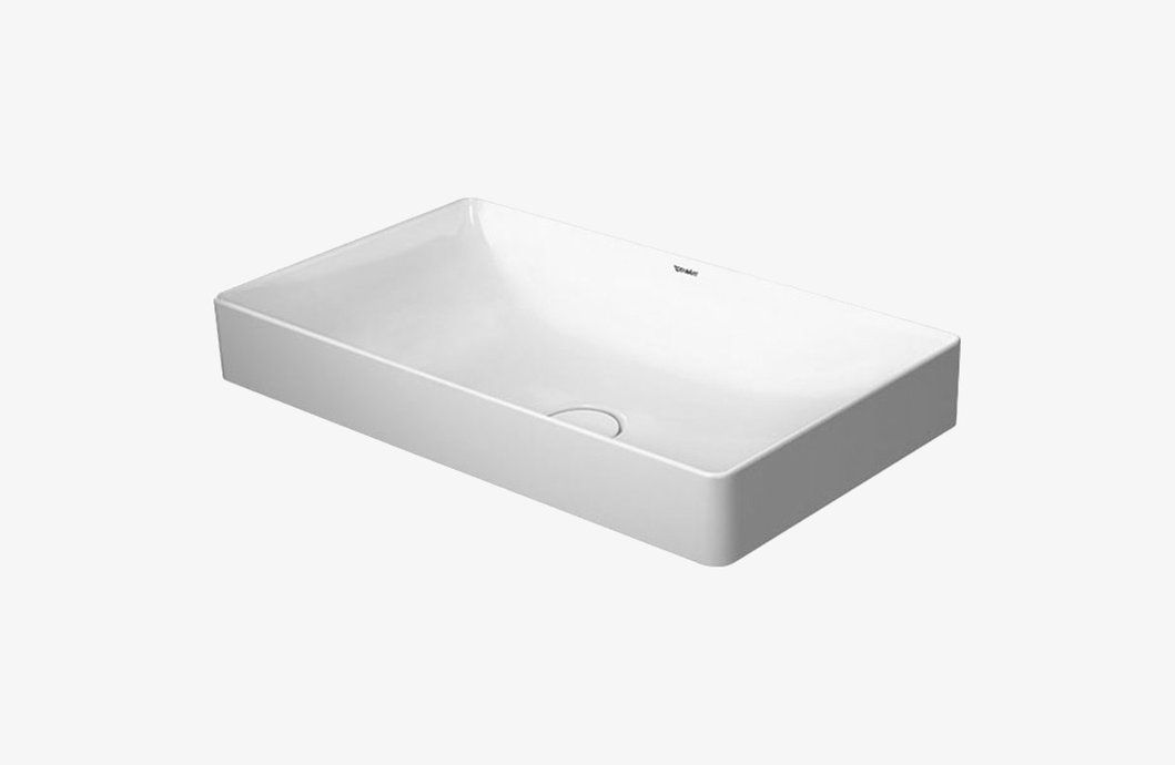 Countertop basin DuraSquare without tap deck
