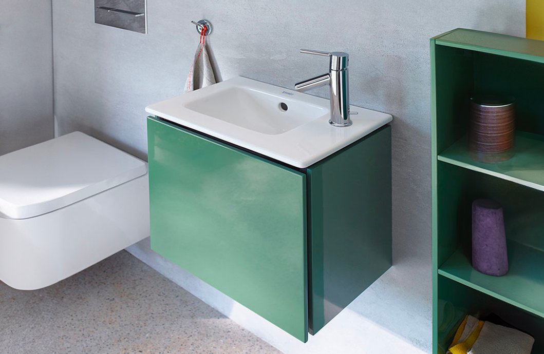 Handenwasser met onderkast L-Cube