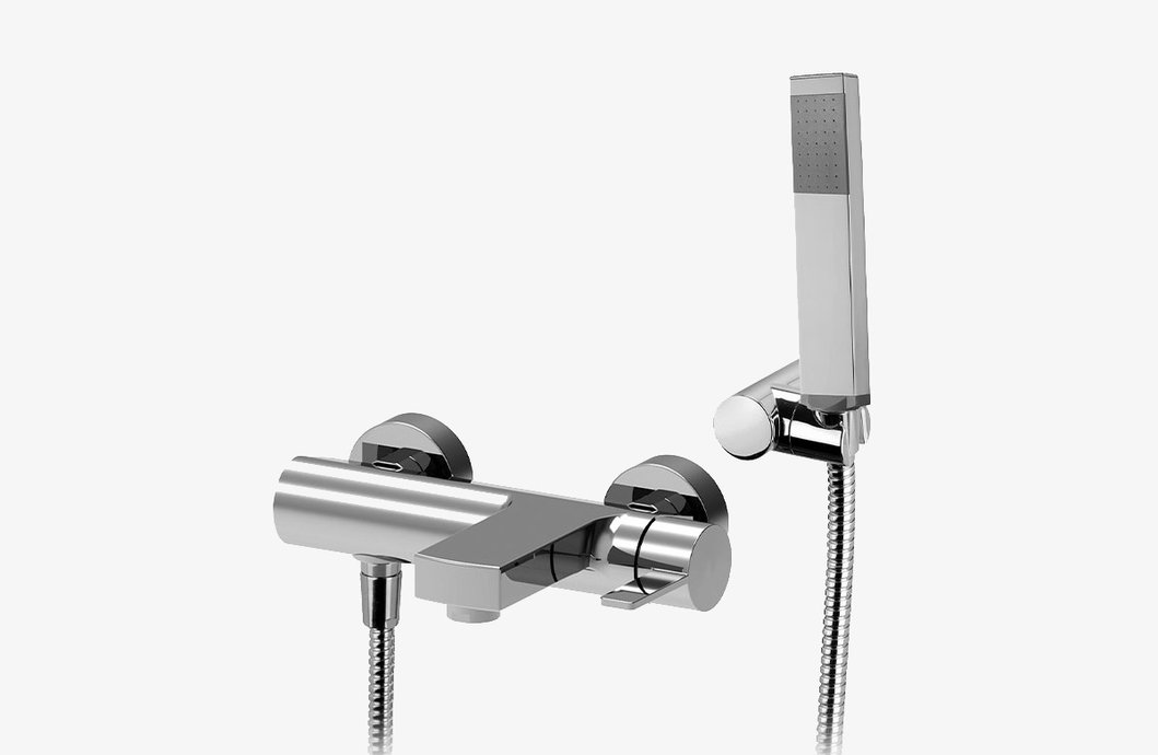 Bath shower mixer Rock with shower set