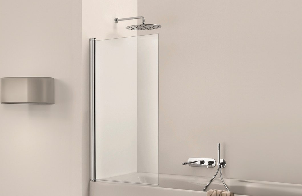 Bathtub screen A16 with 1 hinged panel