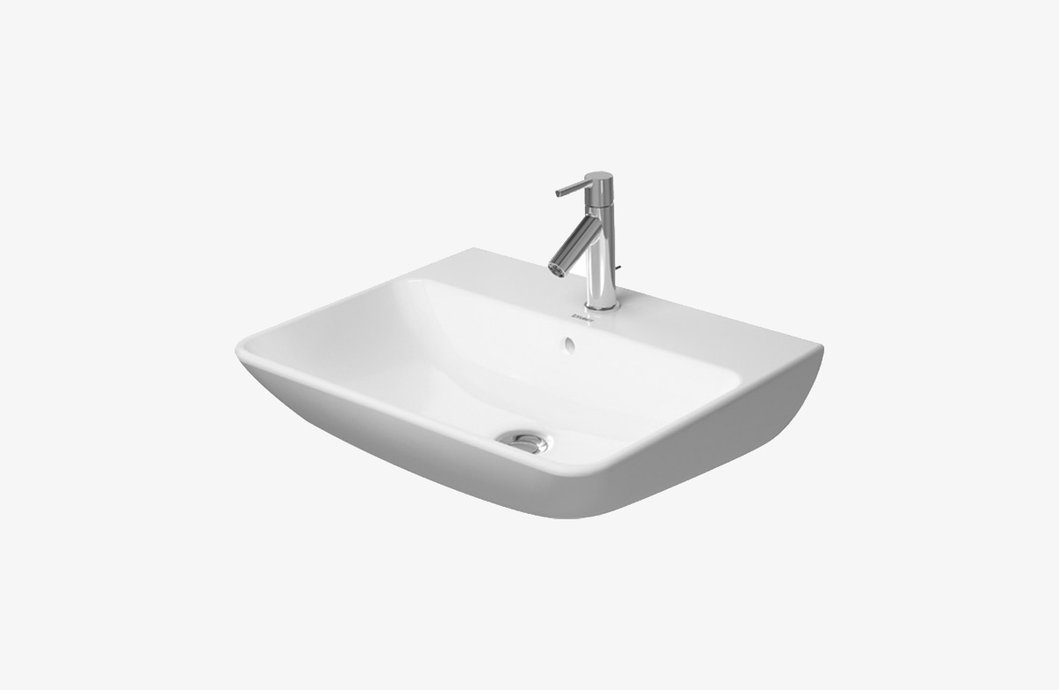 Wall-mounted washbasin ME by Starck matte white