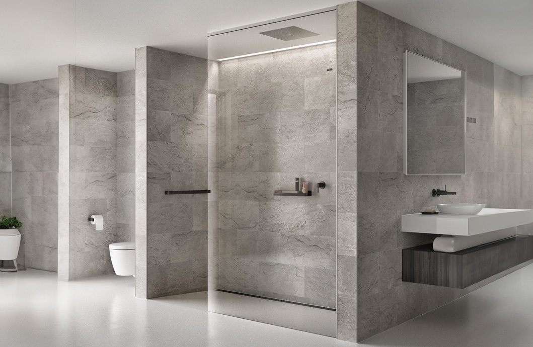 Walk-in shower range XXL