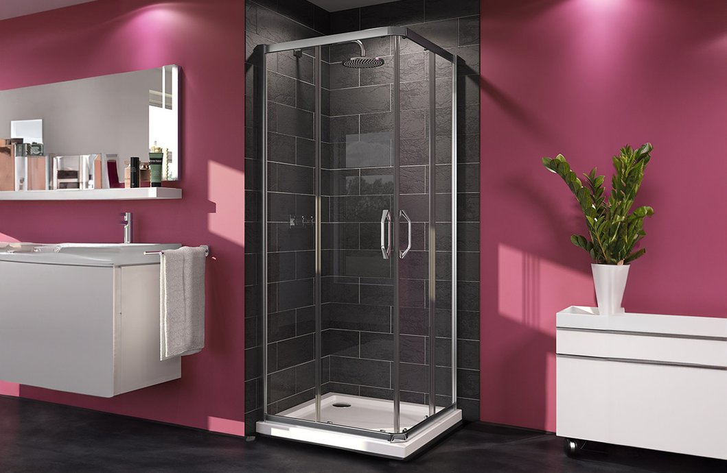 Schuifdeuren D-motion met hoekinstap