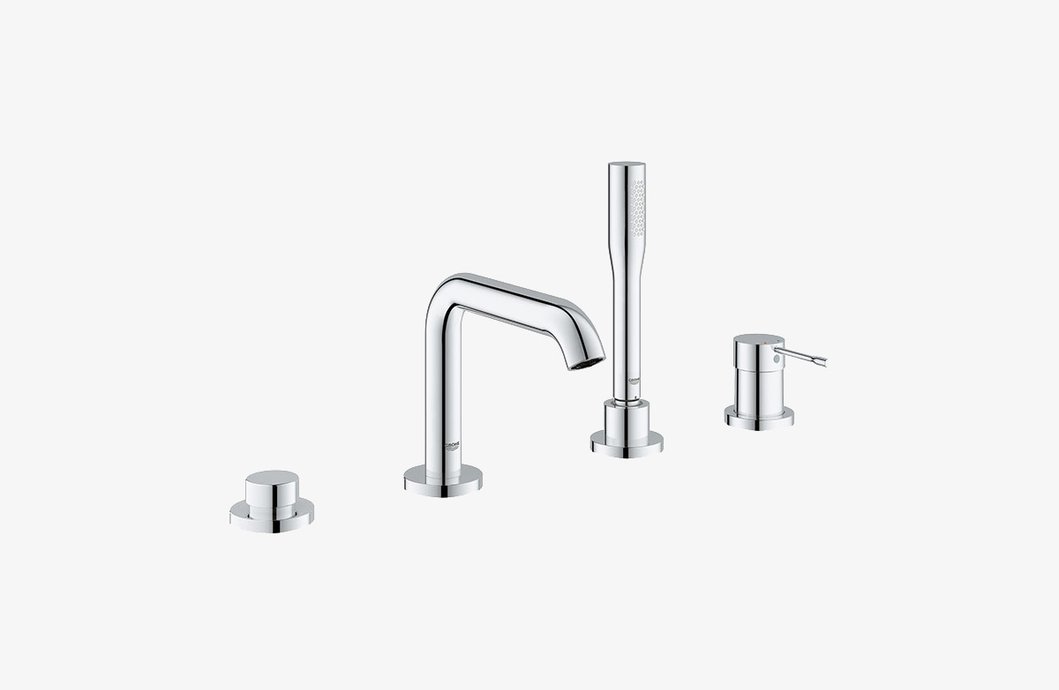 Four-hole deck-mounted bath tap Essence