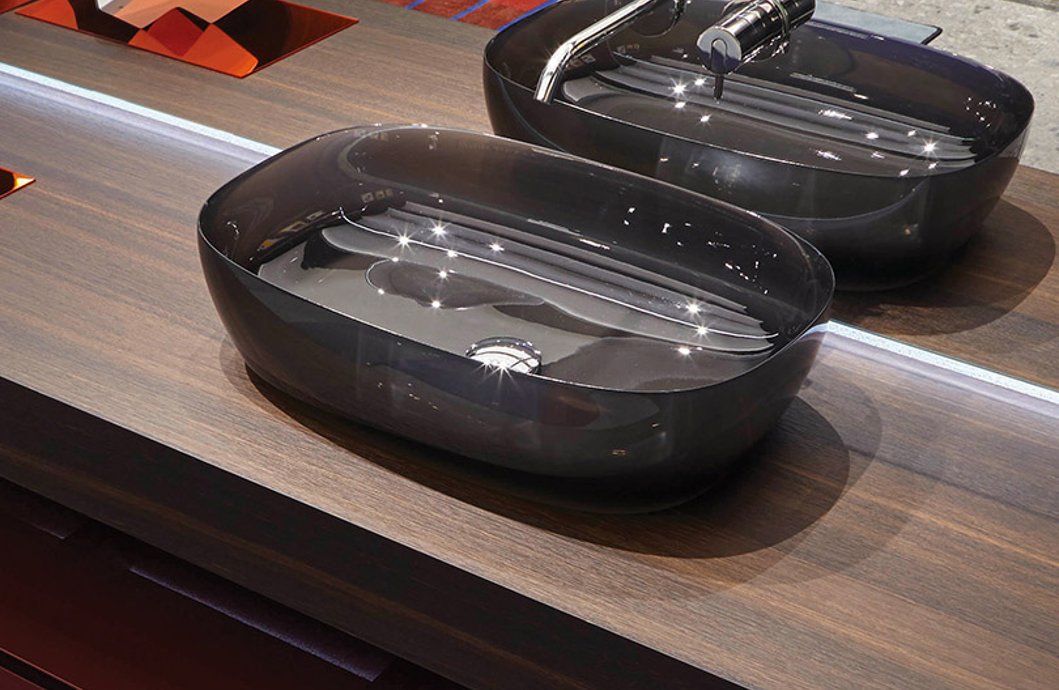 Countertop basin Senso Cristalmood