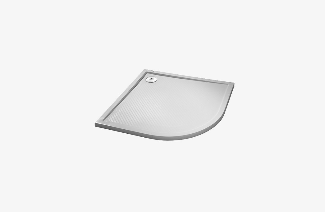 Shower tray Purano 1/4 round