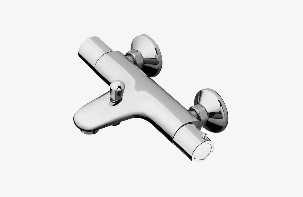 Thermostatic bath shower mixer Red