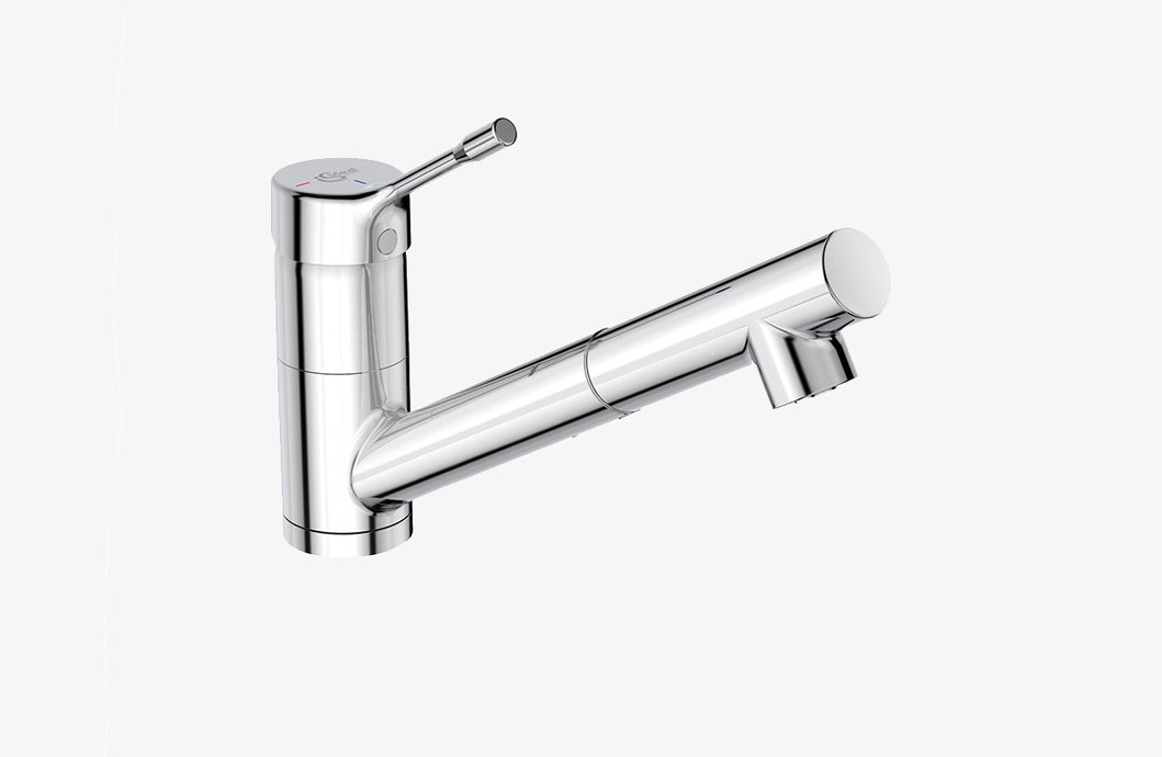 Keukenkraan Ceralook BlueStart met uittrekbare sproeier