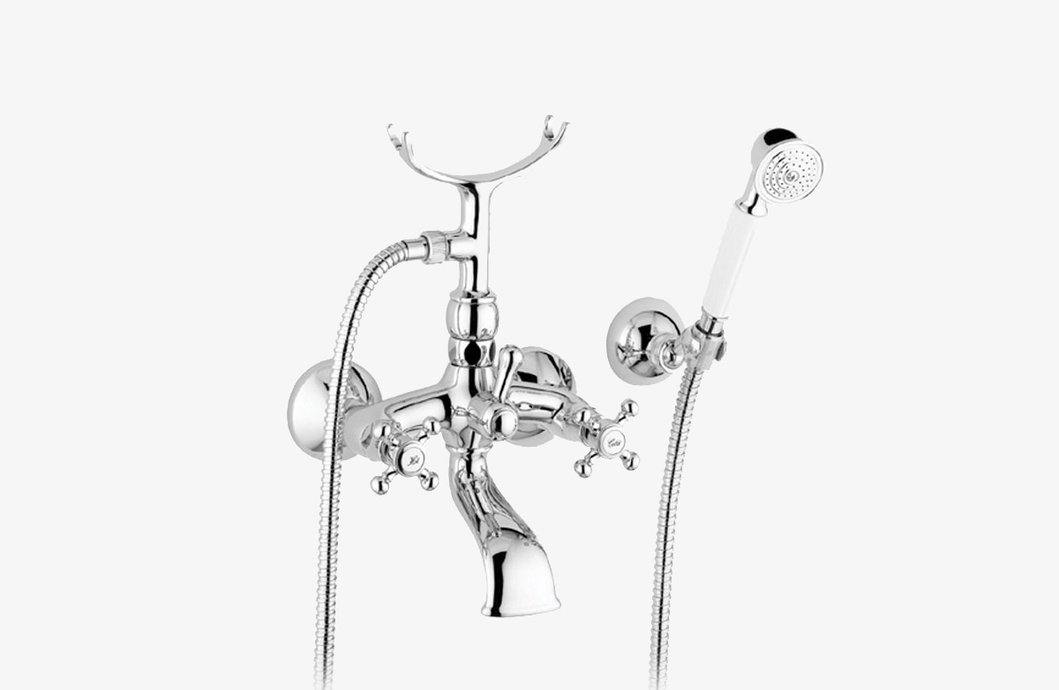 Bath shower mixer Viola with shower set