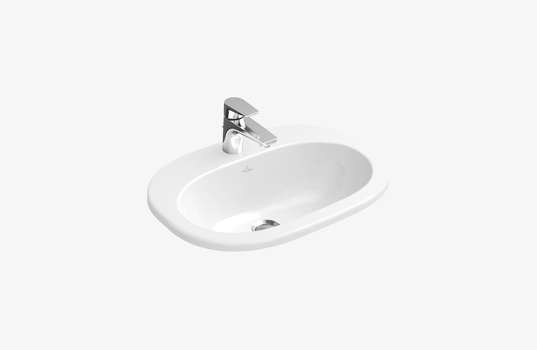 Vasque à encastrer O.novo ovale