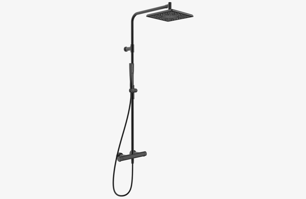 Aurelia shower column with square shower head
