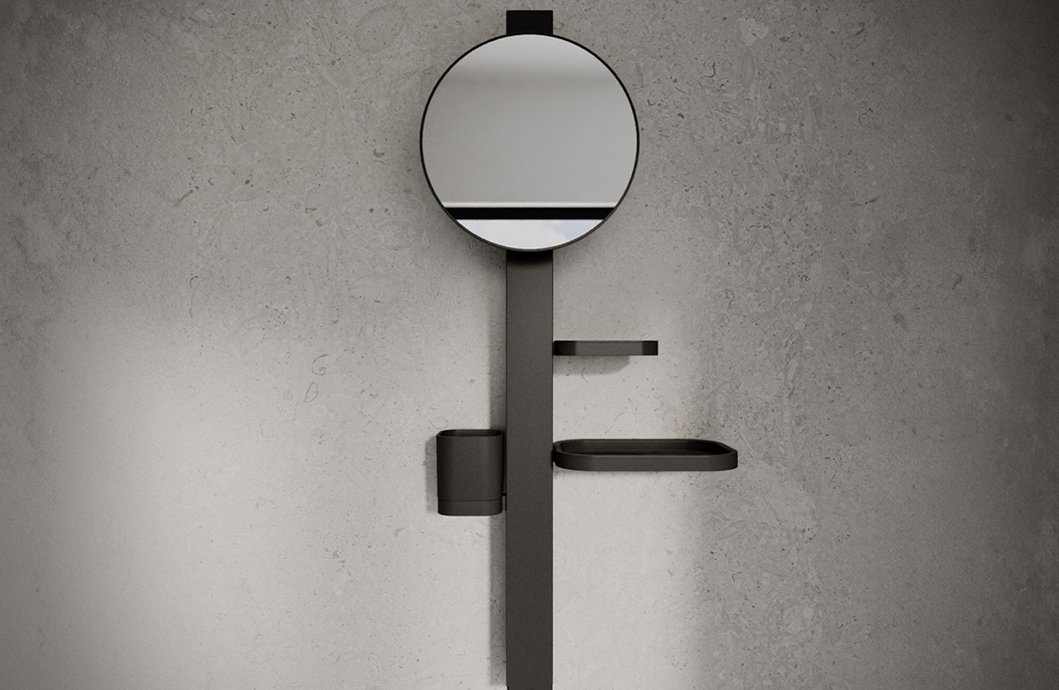 Beauty bar make up mirror Alu+