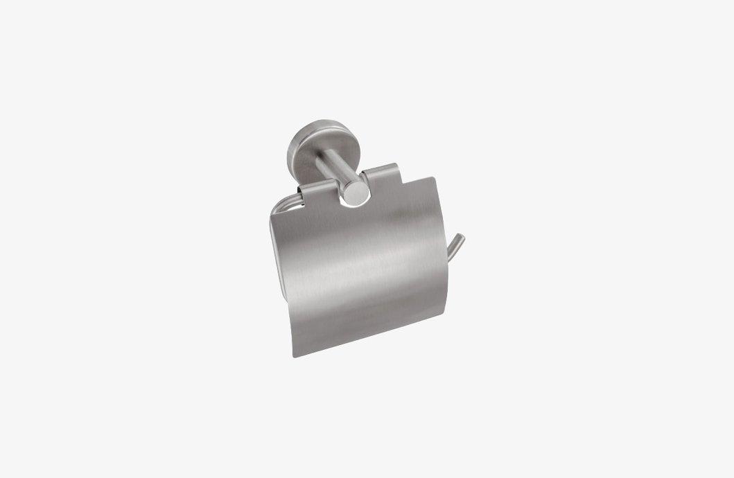 Range of accessories Styl: Toilet roll holder with flap