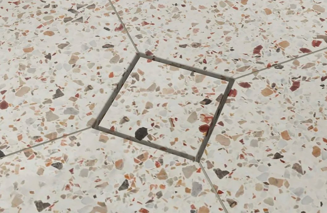 Shower drain Carrodrain Invisible Quattro 100