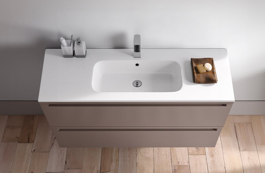 Ceramic vanity unit Leo