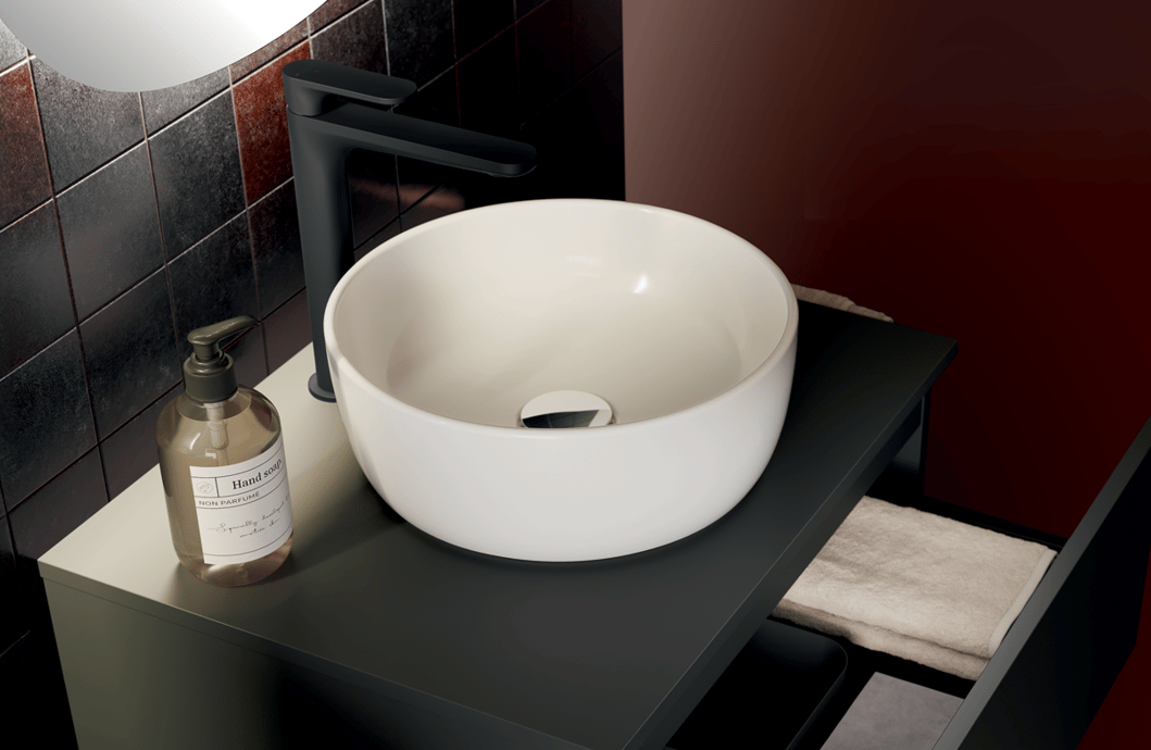 Opzetwaskom Geberit Caluna rond