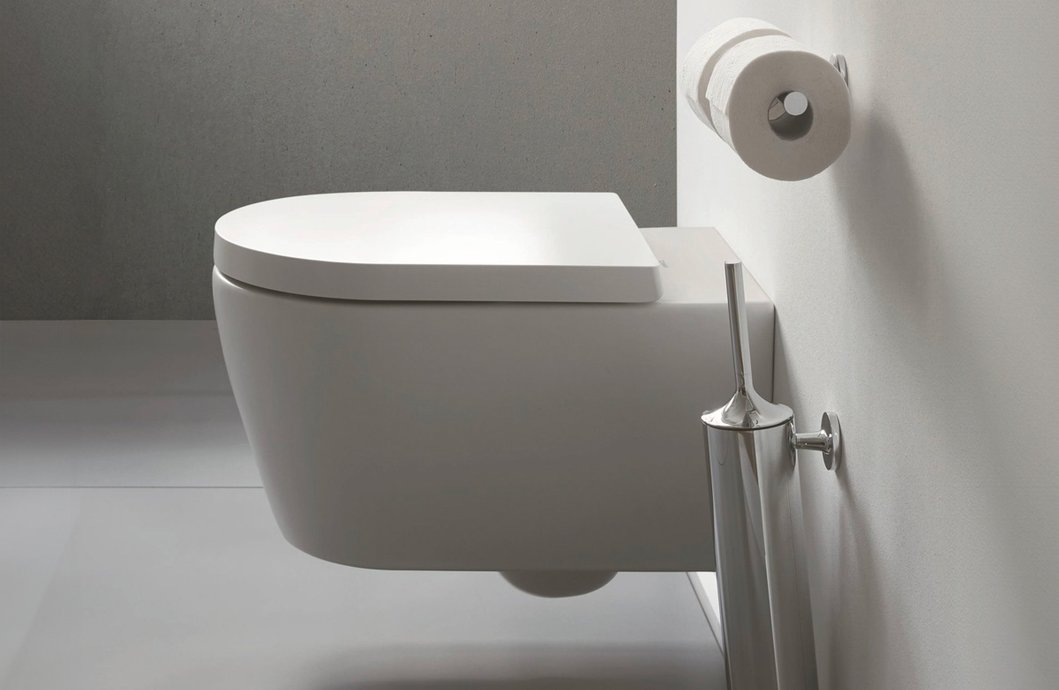 WC suspendu ME by Starck Rimless Durafix blanc mat