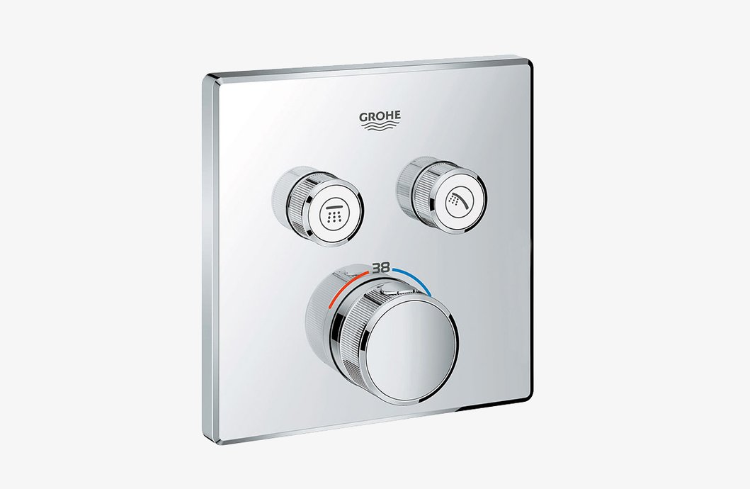 Robinet de douche thermostatique Smartcontrol 2 sorties
