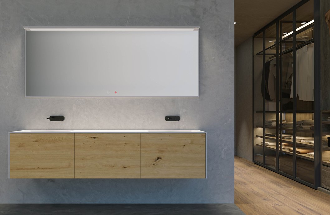 Furniture range Luxus - 3 drawers in Wild Oak color, L. 180 cm