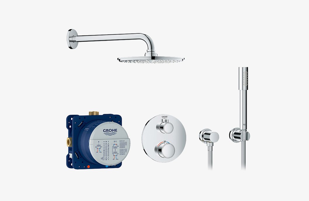 Ensemble Grohtherm Rainshower Cosmopolitan