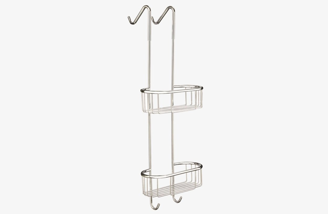 Accessoire de douche : panier double suspendu
