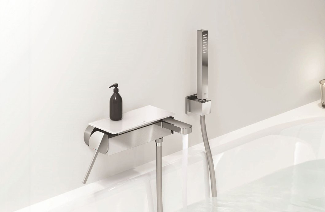 Bath shower mixer Plus with shower set