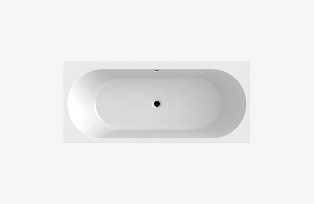 Inset bathtub Slim Round