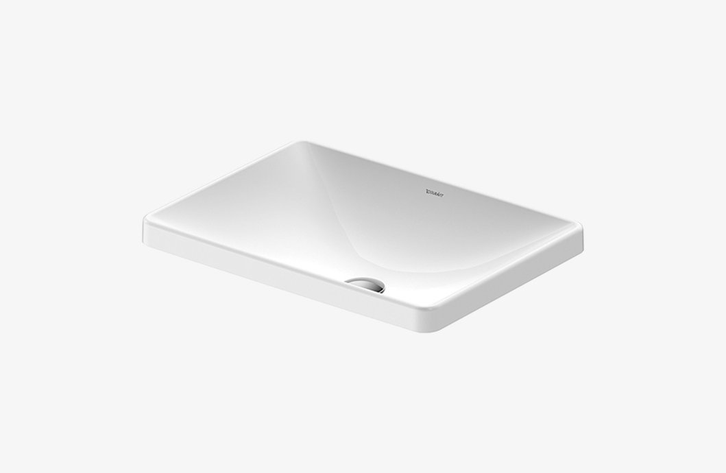 Built-in washbasin D-Neo without overflow or tap deck