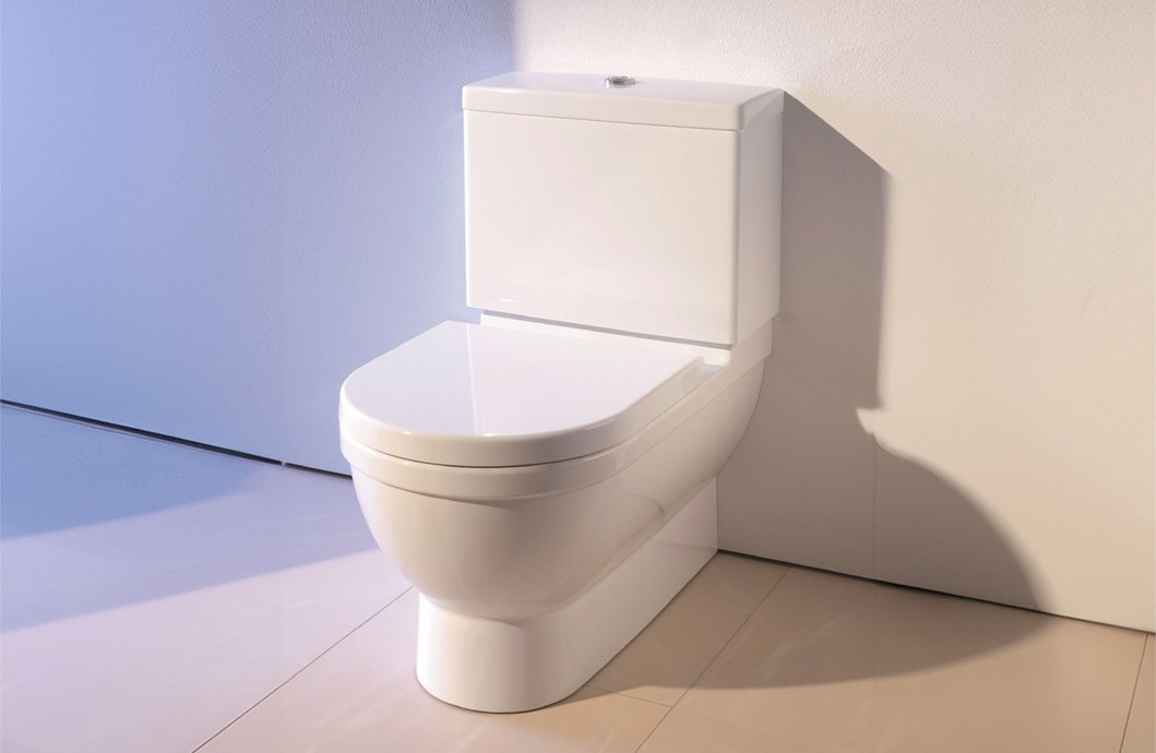 Comfort toilet, floor-mounted, Starck 3 Big Toilet