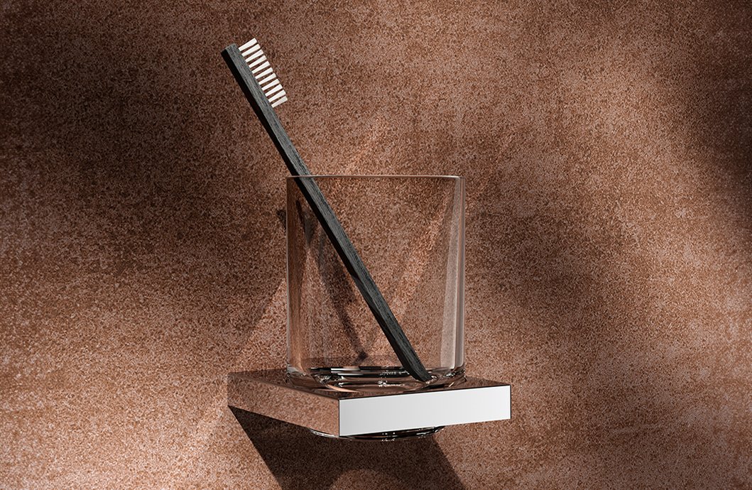 Série d'accessoires Edition 90 Square : Porte-verre