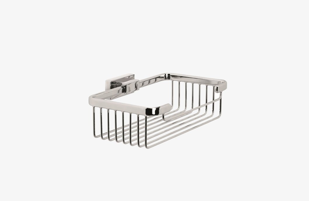 Accessoire de douche : panier porte-savon filaire