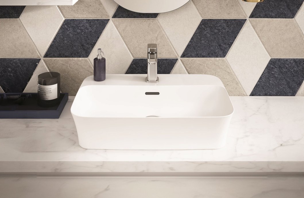 Countertop basin Ipalyss rectangular