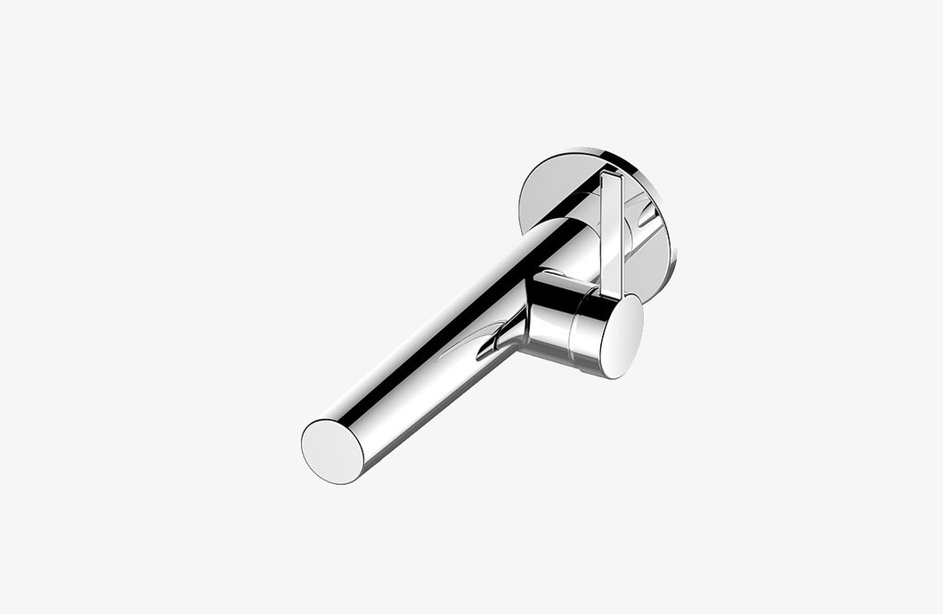 Wall-mounted mixer tap IXMO Pure round rosette