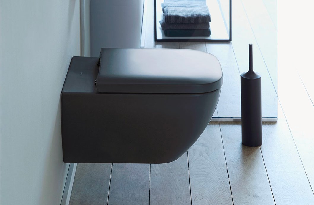 WC wandmodel Happy D.2 Rimless Durafix mat antraciet