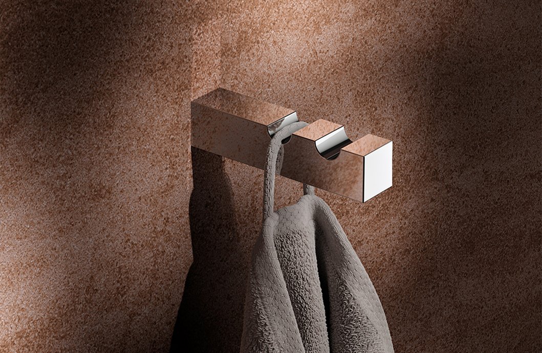 Range of accessories Edition 90 Square: Double hook