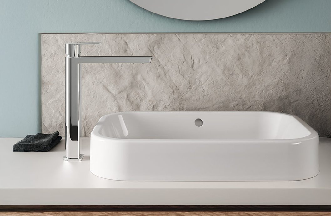 Mitigeur lavabo Stela surélevé
