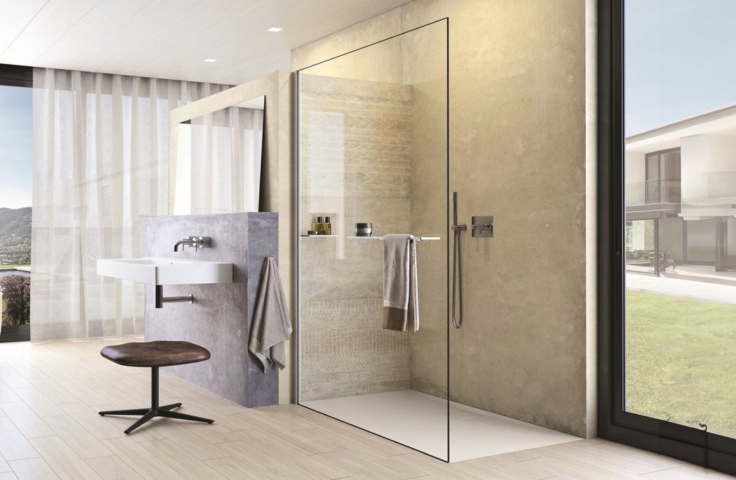 Walk-in shower range Select+ 10 mm