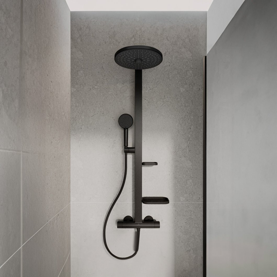 Système de douche thermostatique Alu+