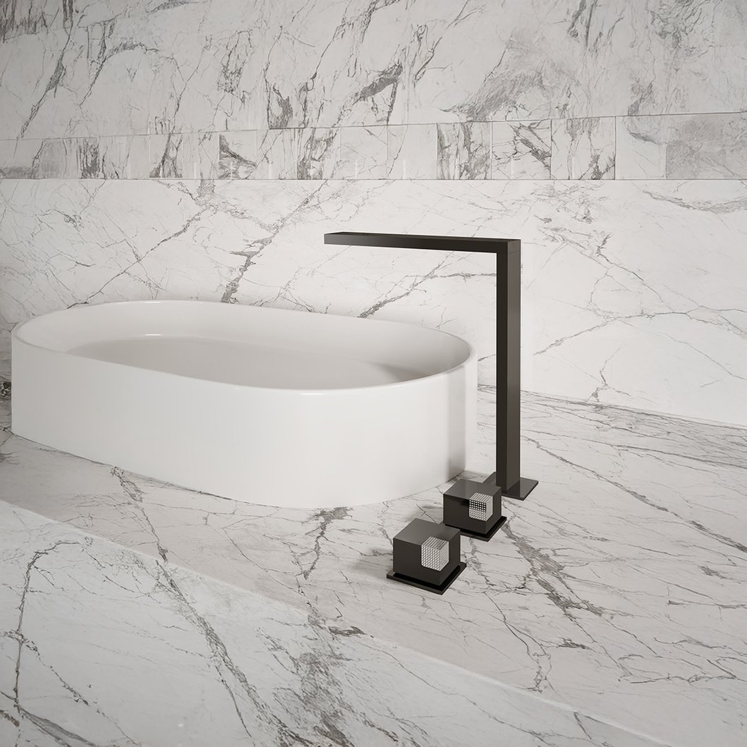 Mixer tap O-cube raised