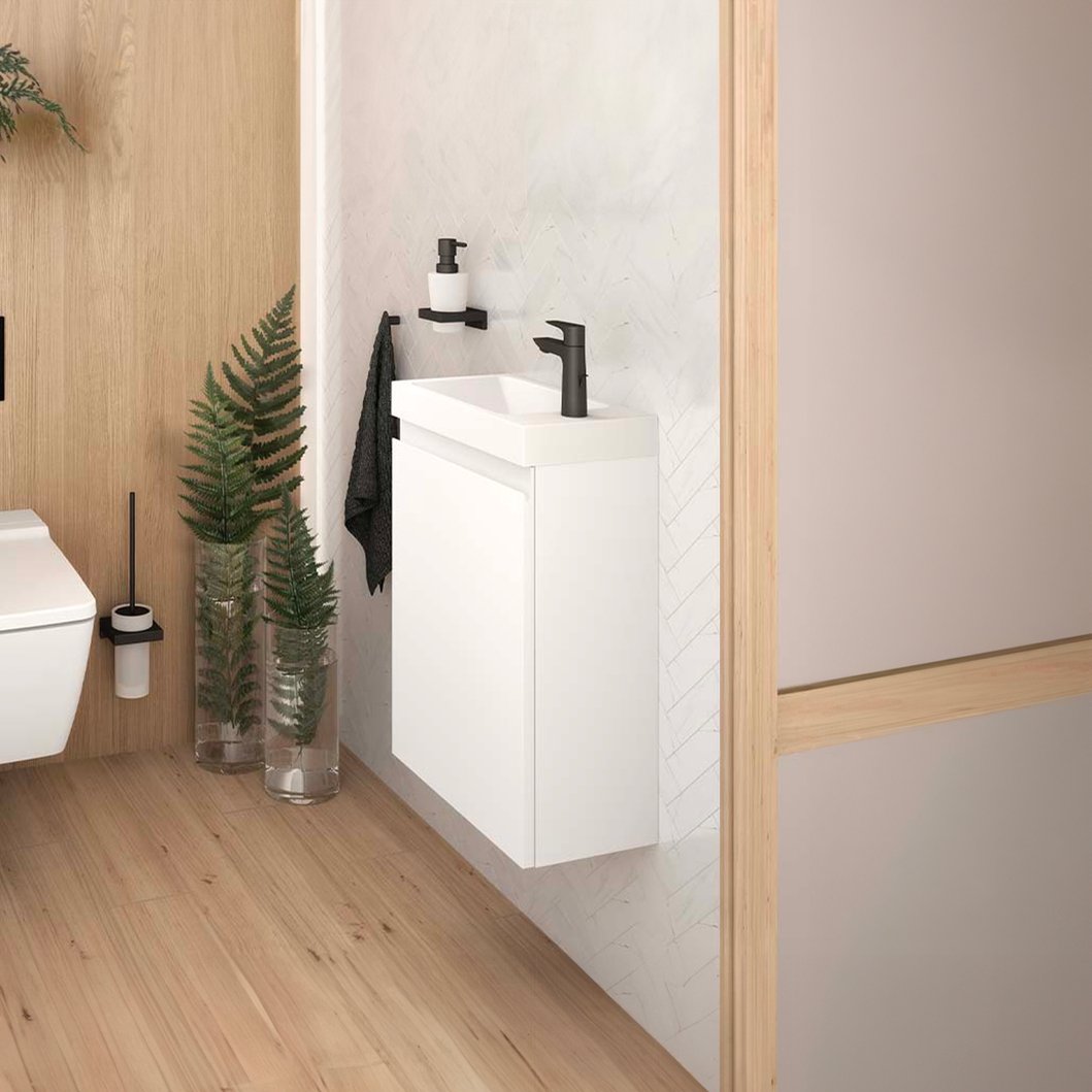 Meuble lave-mains A22 avec poignées intégrées