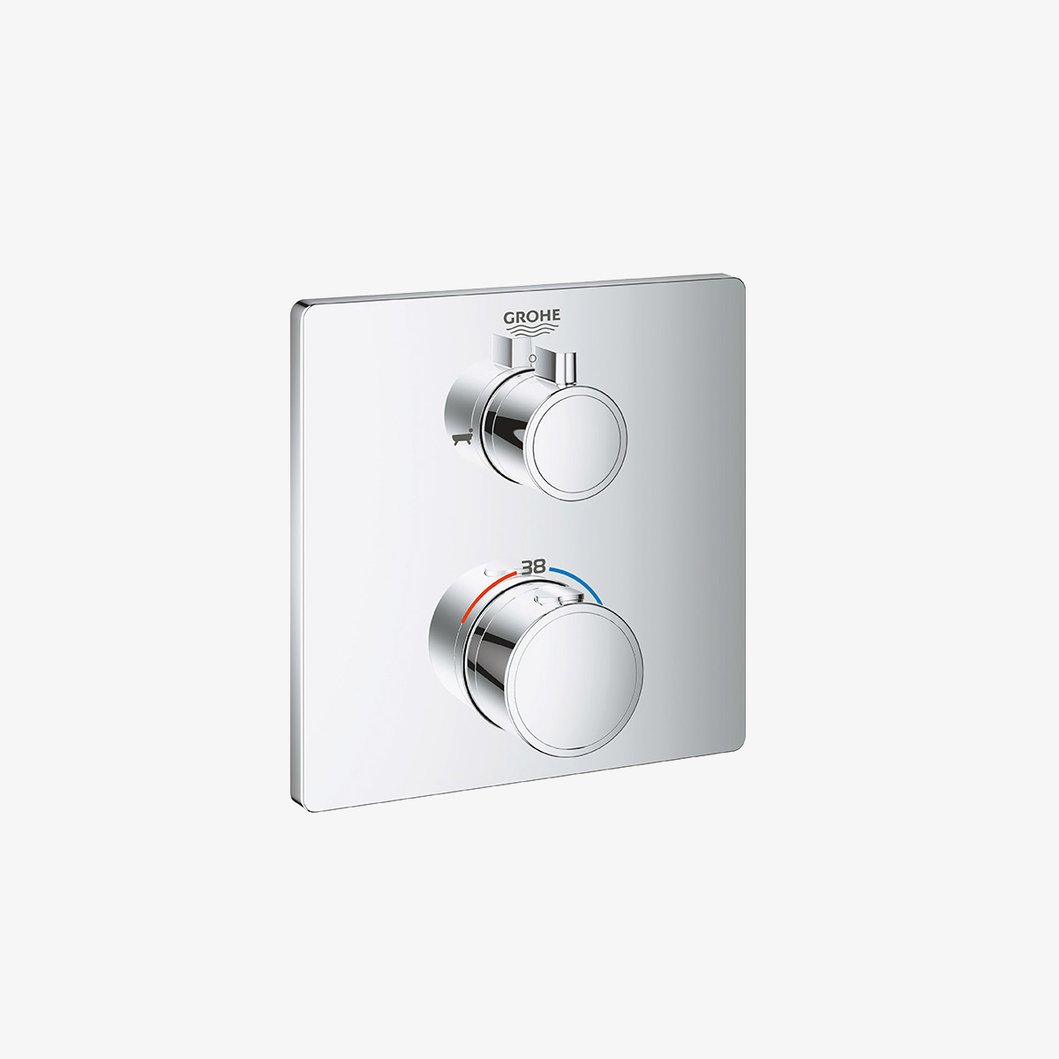 Inbouwthermostaat Grohtherm vierkantig