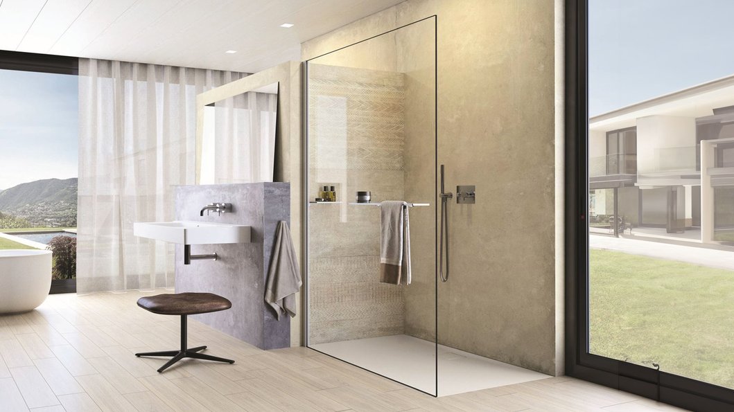 Walk-in shower range Select+ 10 mm