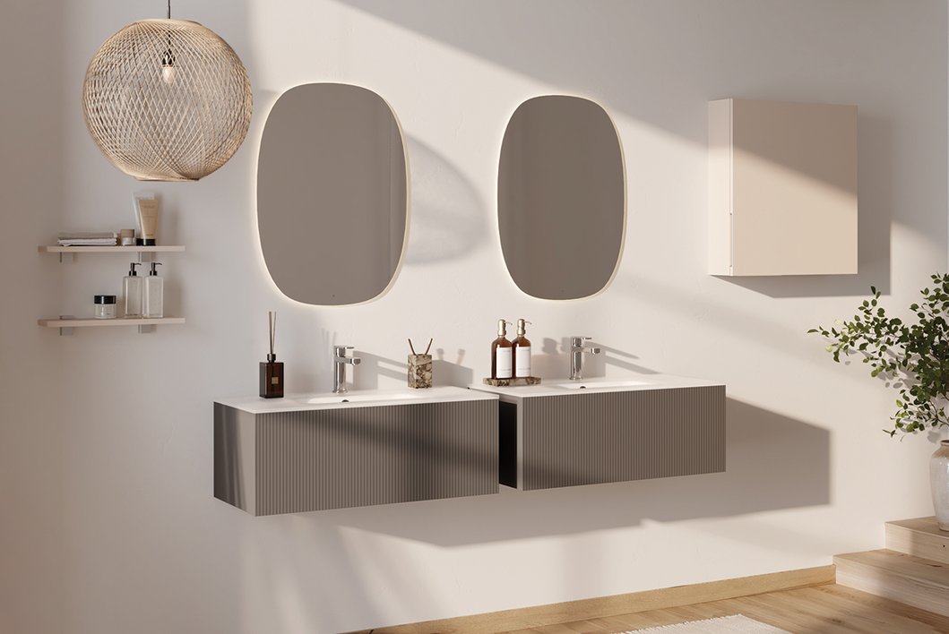 Meuble de salle de bains Illusion Luciole de Sanijura