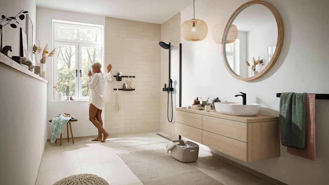 Douchecombinatie Pulsify S 260 met ShowerTablet Select 400 - 2 stralen