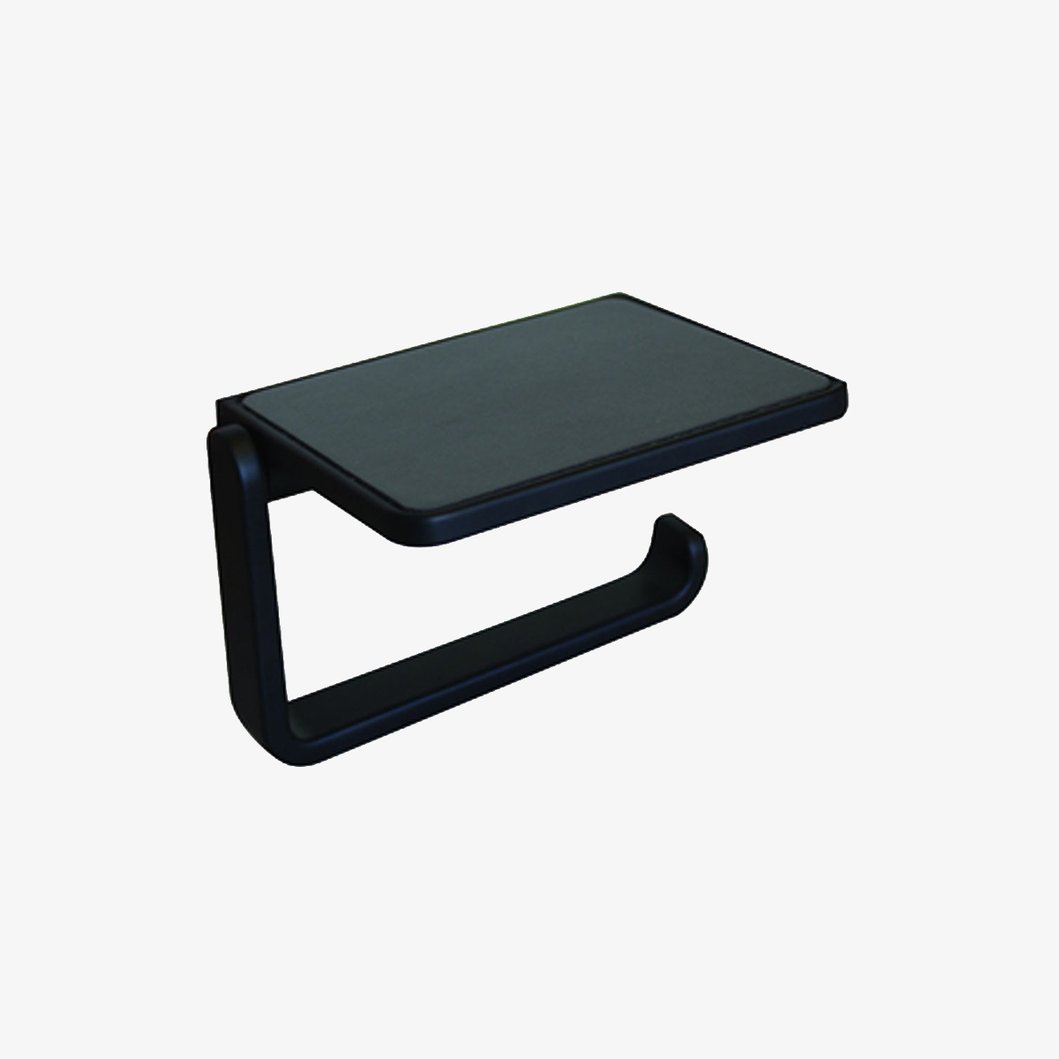 Derby-accessoireserie: papierhouder met legplank
