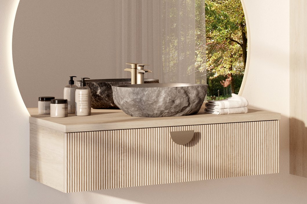 Countertop basin Roc