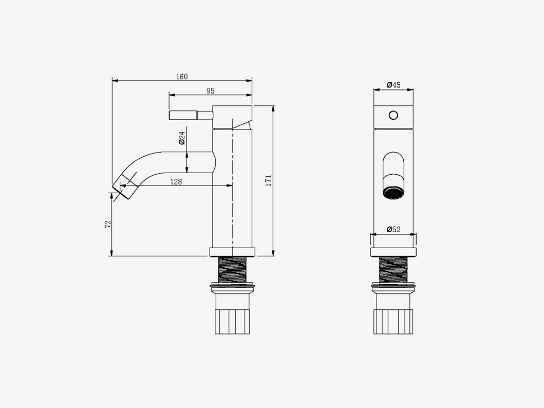 Mitigeur lavabo Facq Creation