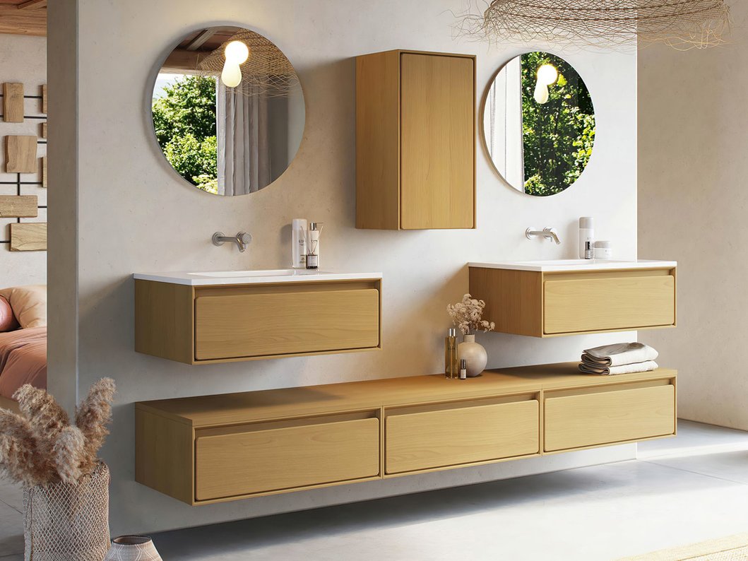 Meuble de salle de bains Epic de Sanijura, L. 80 cm